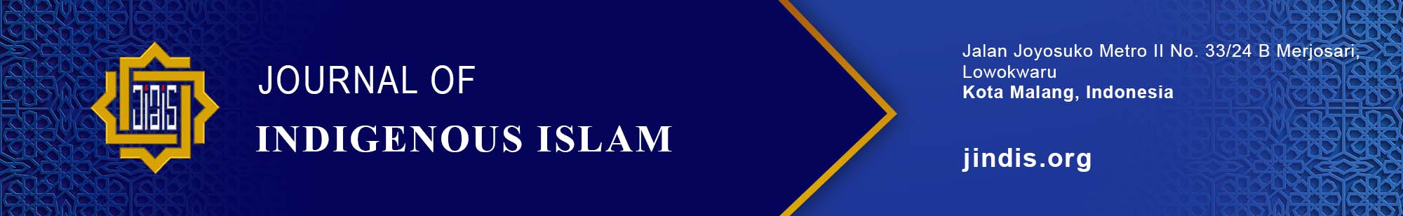 Banner ournal of Indigenous Islam (JINDIS)